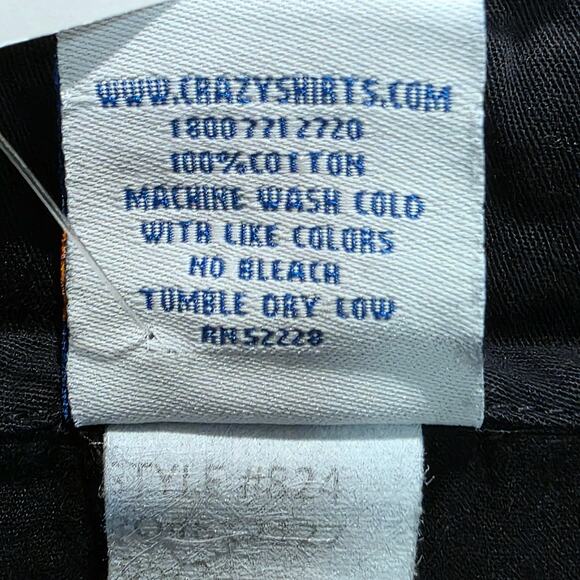 Crazy Shirt Hawaii Floral Pullover Lightweight Top XL Unisex M Navy Blackberry - Picture 13 of 13